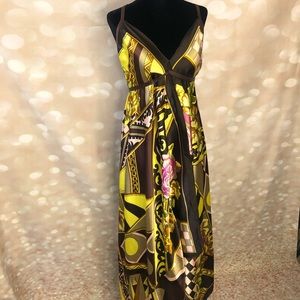 Vacation dream multi color maxi dress